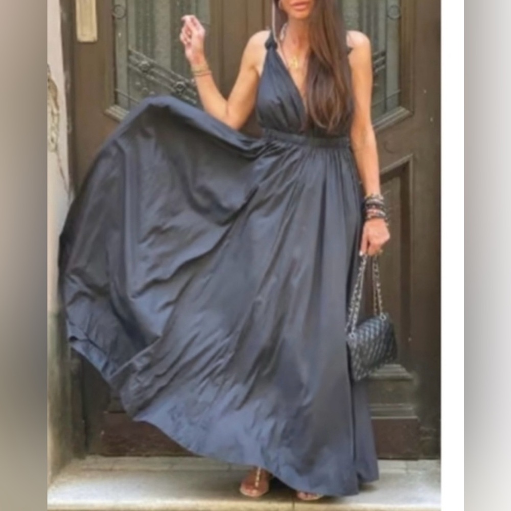 NWT Zara Maxi Dress, Size XL, Color Black.